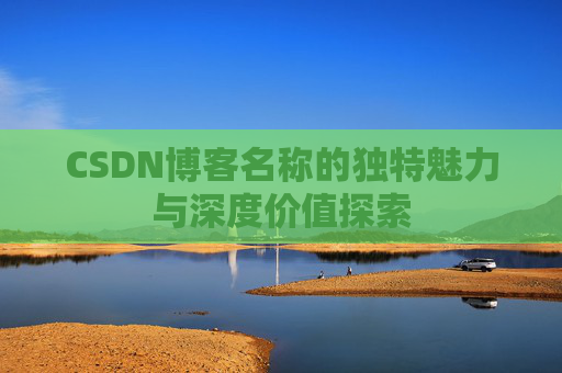 CSDN博客名称的独特魅力与深度价值探索